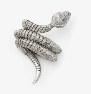 Snake Bracelet With Diamond And Platin - Bracelet #2038317