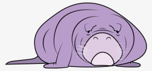 Cartoon Manatee Transparent #2038706