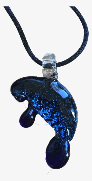 Dichroic Glass Necklace - Save The Manatee Club #2039184