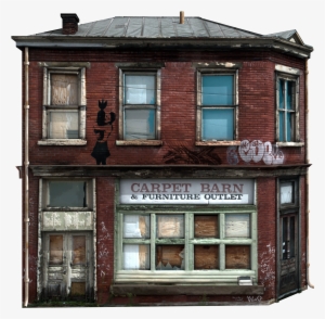 Old House Home Front View Clipart Png - Old House Front Side #2039736