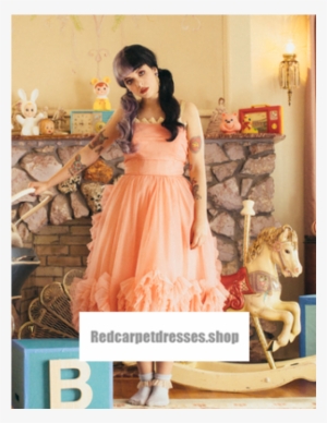 Melanie Martinez Peach Cocktail Party Homecoming Prom - Pity Party Melanie Martinez #2041268