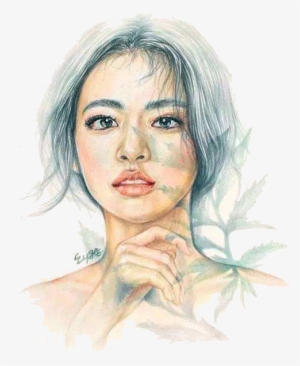 Sidewalk Chalk Watercolor Painting Illustration - Sketch #2041634