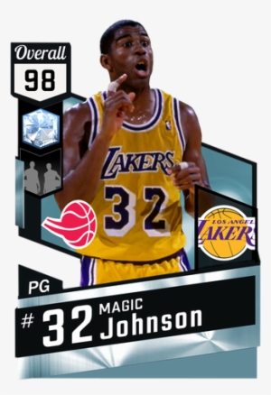 '87 Magic Johnson Diamond Card - Reggie Miller Nba 2k17 #2041866