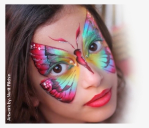 Marcella Bustamenta Face Paint - Face Painting With Rainbow Cakes #2042025