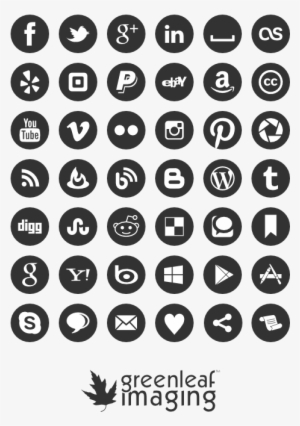 Social Media Icon Set By Greenleaf Imaging, Free Download, - Instagram Highlight Covers Black #2042376