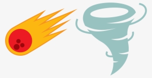 Meteorite Tornado Clip Art - Meteorite Clipart #2042965