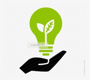 Ecology Light Bulb On Hand Vector Icon - Ecology #2043542