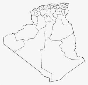 Algeria Provinces Blank - Algeria #2043913
