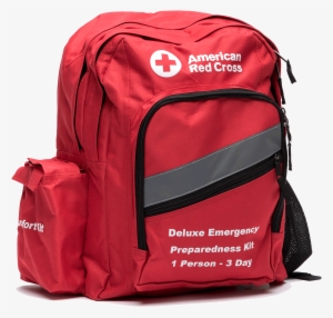 Deluxe Emergency Preparedness Kit Backpack Empty Red - American Red Cross Deluxe Emergency Preparedness Kit #2044221