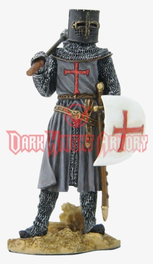 Holding Shield And Axe Statue - Unicorn Studios Wu73135ad Armored Crusader Holding #2044412