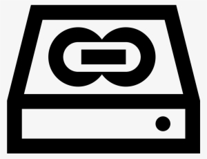 The Icon Is A Simplified Depiction Of A Hard Drive - Minimalist Hard Drive Icon #2045101