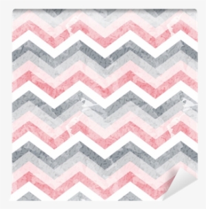 Seamless Zigzag Pattern With Grunge Texture - Throw Pillow #2045306