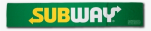 Subway Custom Half Size Cooling Towel - High Resolution Subway Logo #2045482