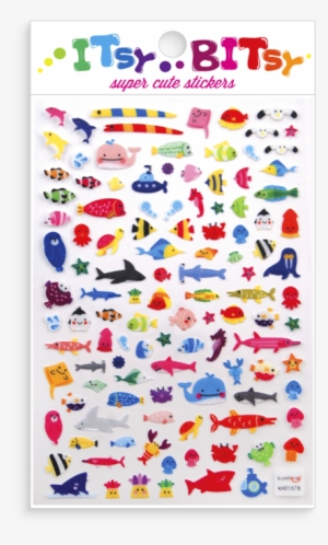 Itsy Bitsy Stickers - Itsy Bitsy Stickers A Little Sea Life #2045531
