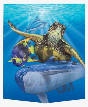 Om022-sea Life - Green Sea Turtle #2045688