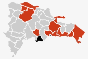 Open - Dominican Republic Map Png #2046290