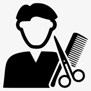 Barber Comments - Barber Silhouette Clip Art In Transparent #2046641