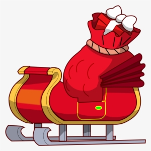 Medium Image - Sleigh Clipart Transparent Background #2047193 Medium Image - Sleigh Clipart Transparent Background #2047193