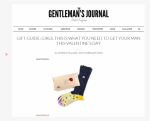 Valentine Perfect Gift Socks Quiet Rebellion Gentleman's - Web Page #2048304