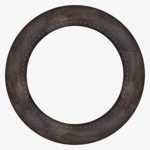 Frame Empty Leather - Leather Circle Png #2048431