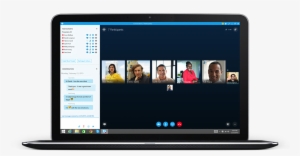 With Skype, You Can Host Or Attend Online Meetings - Skype On Laptop #2048547