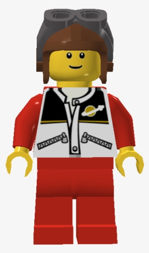 Red Lego Pilot - Aviador Lego #2048771