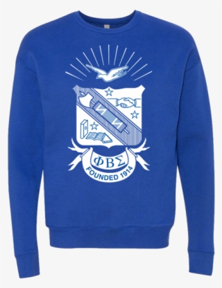 Phi Beta Sigma Bella Canvas Shield Sweatshirt - Phi Beta Sigma Logo #2049495