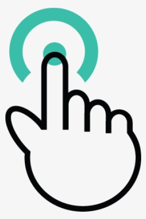 Hand Touch, Communication, Network Icon - Line Art #2050036