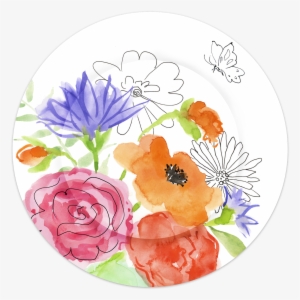 Ff1675 Watercolor Garden - Flower #2051422