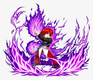 Iori Yagami Brave Frontier Artwork - Brave Frontier King Of Fighters Iori #2052275