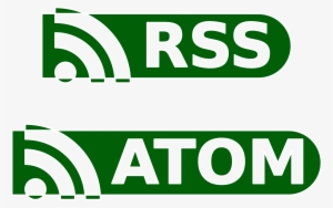 This Free Icons Png Design Of Rss / Atom Buttons #2052993