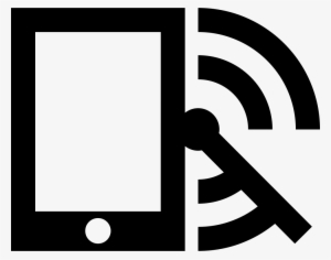 Mobile Phone With Radar And Rss Feed Symbol Comments - Icon #2053026