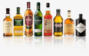 Bar Bottles Png Vector Free Library - Grants Scotch Whisky 1 Litre #2053100