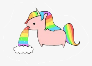 105 Images About Unicorn💕🍭🍬💎 On We Heart It - Barfing Unicorn Transparent #2054136