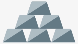 Silver Bars Icon - Пиктограмма Сталь #2054329