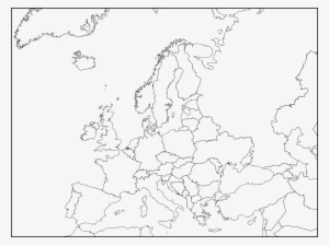 Blank Map Of Europe Png - Europe Blank Map #2054524