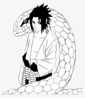 Sasuke Manga Png Clip Art Library Download - Sasuke Coloring Page #2055234