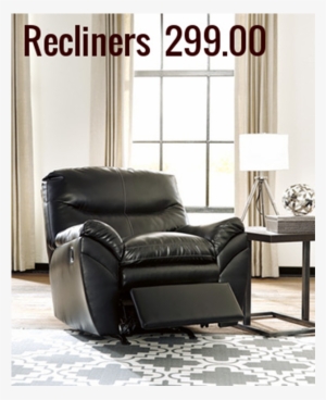 Living Room Furniture - Ashley 4650125 Tassler Rocker Recliner With Black Durablend #2055901