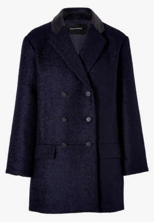 Tara Jarmon Navy Blue Wool Blend Pea Coat - Roberto Cavalli Gold Shawl Bathrobe #2056472