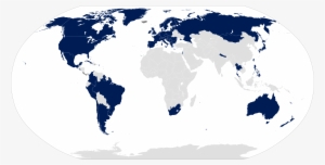 Gay Military - Map Of The First World Countries #2056704
