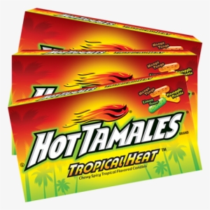 Hot Tamales Tropical Heat Chewy Candies - Hot Tamales Flavored Candies, Tropical Heat - 5 Oz #2057396