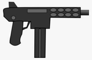 Image Black And White Stock Rifle Png Clipground Machine - Uzi Clip Art Png #2057589 Image Black And White Stock Rifle Png Clipground Machine - Uzi Clip Art Png #2057589