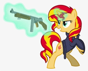 Outlawedtofu, Clothes, Fallout, Fallout Equestria, - Mlp Fim Sunset Shimmer Vector #2057798
