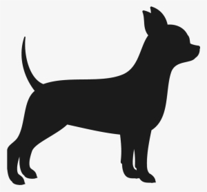 Dogs Vector Chihuahua Black And White - Silhouette Of A Chihuahua #2058002