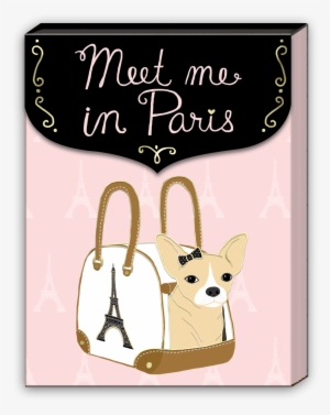 Paris Chihuahua Pocket Note Pad - Molly & Rex Pocket Note Pad Paris Chihuahua, White #2058367
