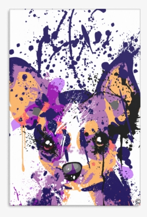 Chihuahua Canvas A1 - Don ́t Worry, It ́s Not My Blood Shopping Tasche Jutebeutel #2058575