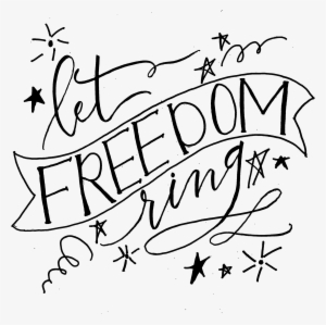Let Freedom Ring 2,400×2,400 Pixels - Calligraphy #2058745