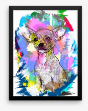 Chihuahua Artistic Photo Art Framed Poster - Art #2058963