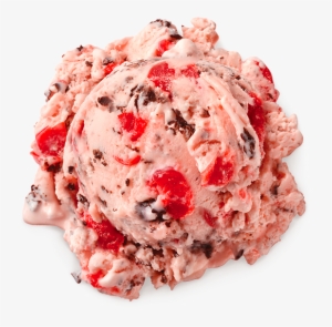 Homemade Brand Cherry Cordial Frozen Yogurt Scoop - Frozen Yogurt #2060529