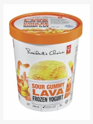 Pc Sour Gummy Lava Frozen Yogurt - President's Choice Frozen Yogurt #2060548